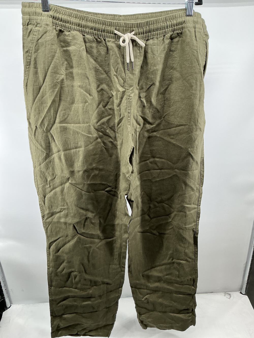 100% European Linen Drawstring Beach Pants - 34"